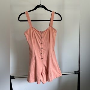Cute coral pink romper